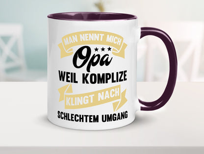 Man nennt mich Opa | Bester der Welt Humor Familie Geschenkidee Tasse