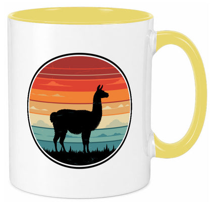 Lama | Alpaka Vintage Humor Geschenkidee Tasse