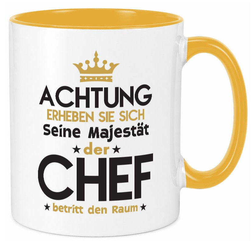 Seine Majestät Chef | Führungskraft Vorgesetzter Geschenk Arbeit Kollegen Büro Tasse