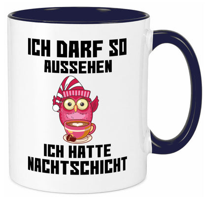 Nachtschicht Eule | Spruch Arbeit müde Nachtjob Geschenkidee Kollegen Büro