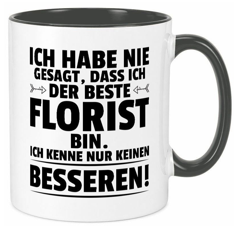 Der Beste Florist | Blumen Verkäufer lustiger Spruch Geschenk Humor Tasse