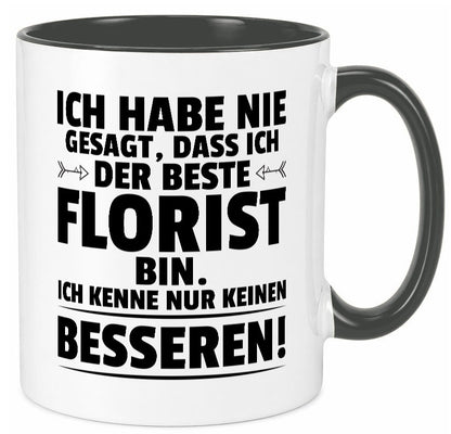 Der Beste Florist | Blumen Verkäufer lustiger Spruch Geschenk Humor Tasse