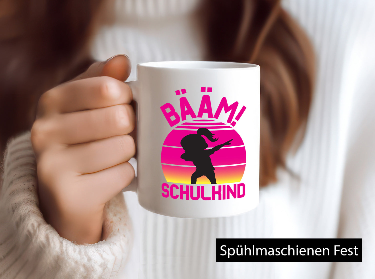 Bääm Schulkind | Einschuldung Schulanfang Geschenkidee Humor Tasse