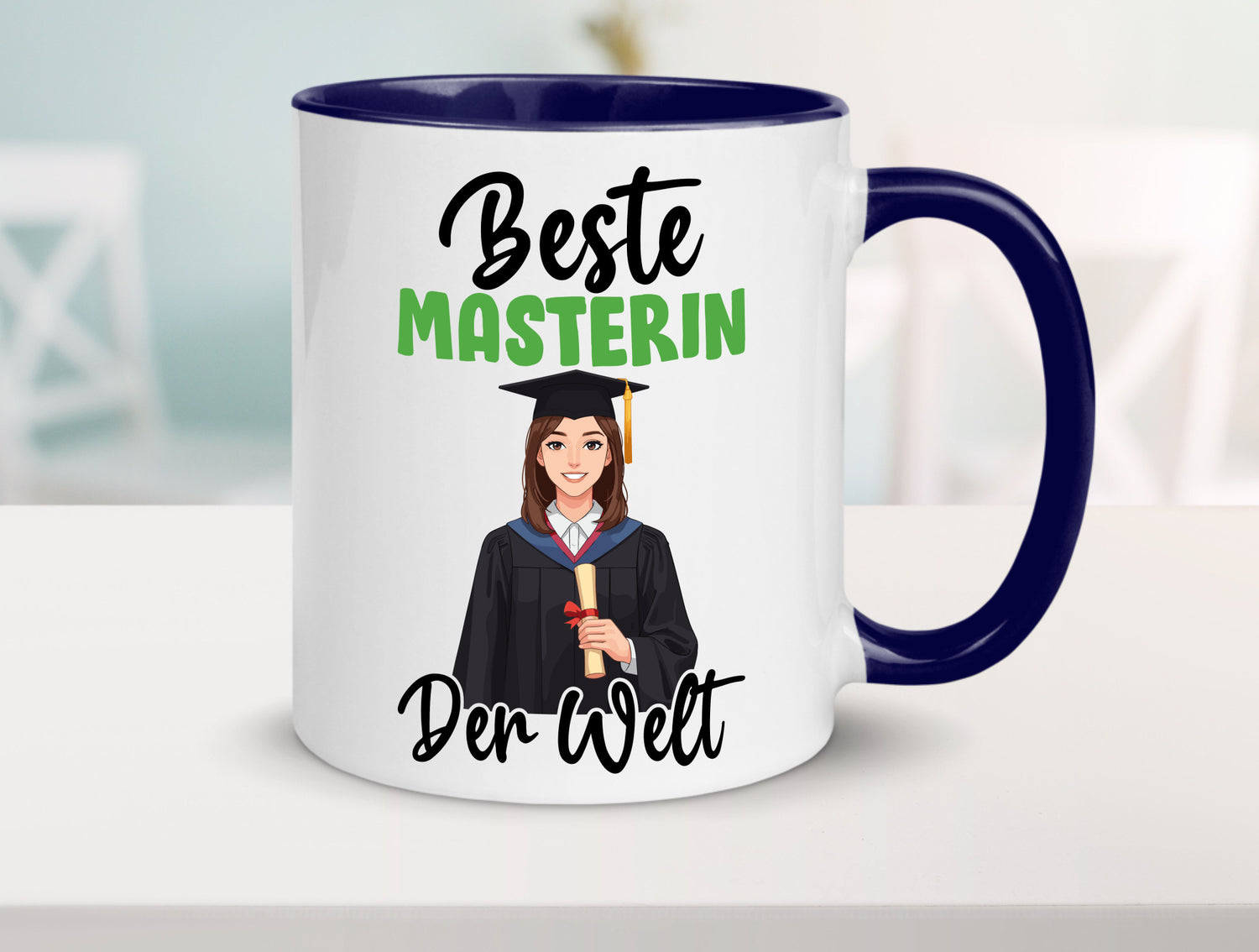 Beste Masterin | Student Uni Studium Humor Geschenkidee Tasse
