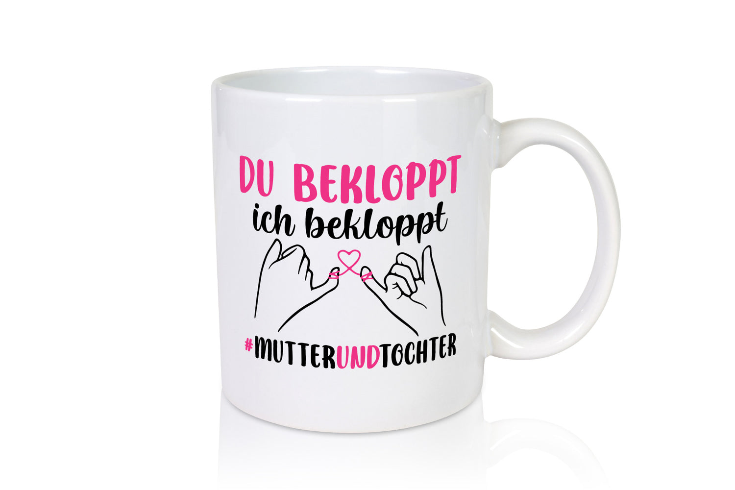 Wir sind bekloppt | mutter und Tocher Muttertag Humor Familie Geschenkidee Tasse