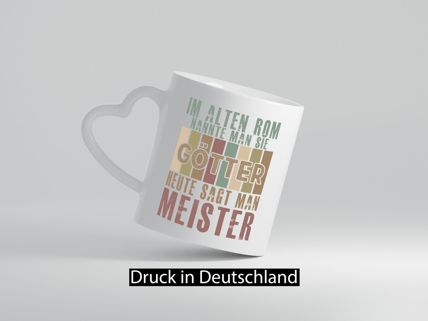 Heute sagt man: Meister | Meisterbrief Humor Geschenkidee Tasse