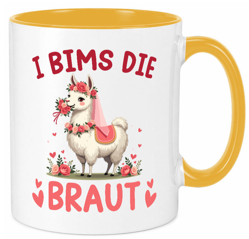 I bims die Braut | Einhorn JGA Hochzeit lustig Humor Geschenkidee Geschenk Tasse
