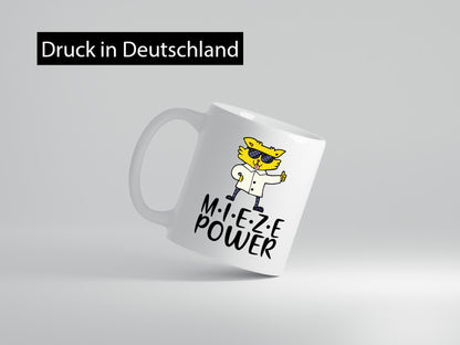 Mieze Power | Katzen Beste Katze Katzenliebhaber Geschenkidee Tierliebhaber