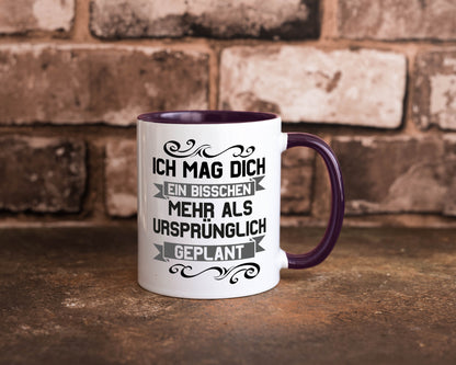 Ich mag dich mehr als geplant | Best Freinds Freundschaft Geschenkidee Humor