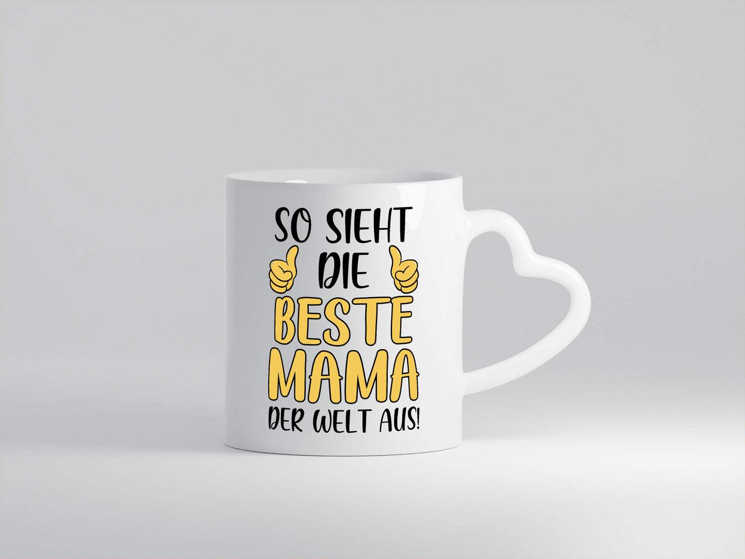 Beste Mama der Welt | Daumen hoch Geschenk Familie Geschenkidee lustiger Spruch