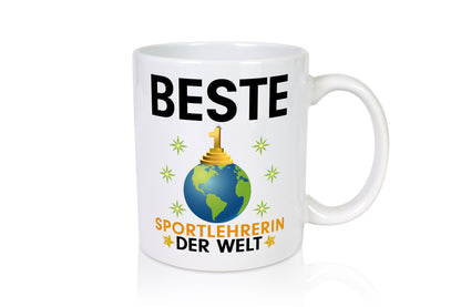 Welt Beste Sportlehrerin | Lehrer Sport lustig Humor Geschenkidee Geschenk Tasse