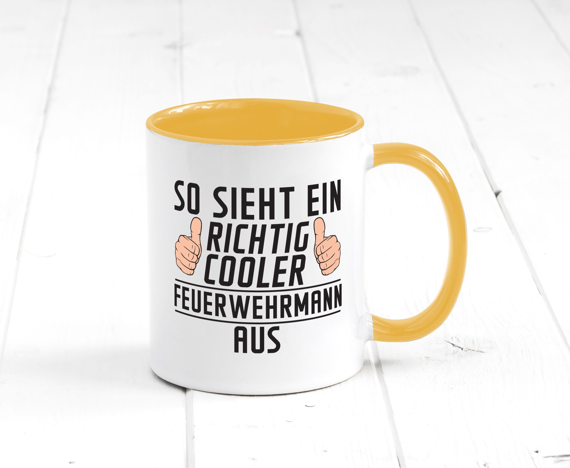 Richtig Cooler Feuerwehrmann | Feuerwehr Geschenkidee Humor Tasse