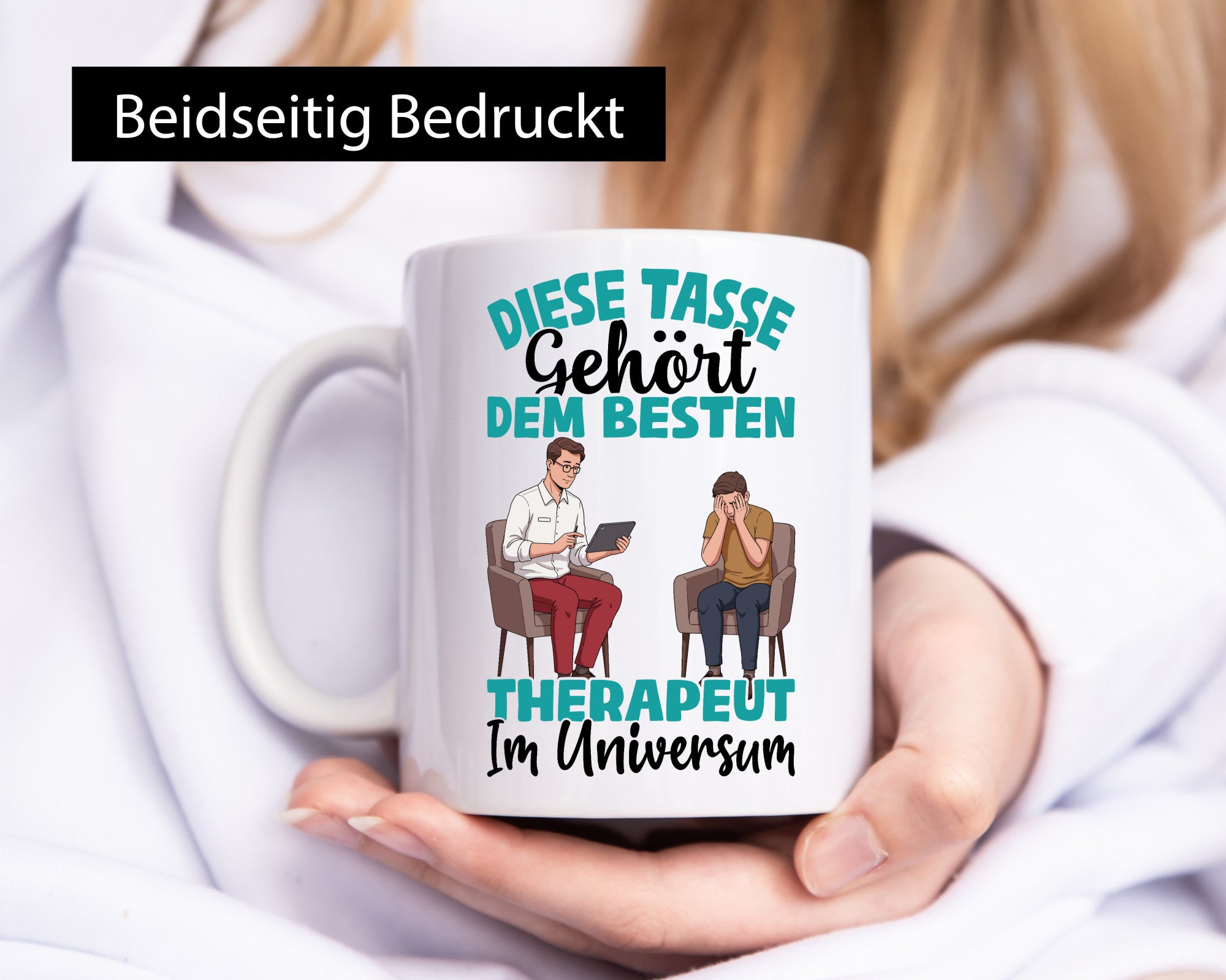 Im Universum: Therapeut | Psychotherapie Therapie Humor Geschenkidee Tasse