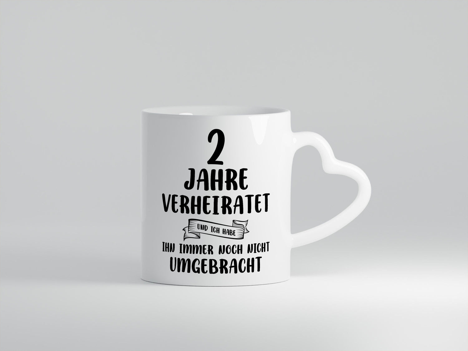 2 Jahre Verheiratet, immer noch am Leben! Humor Geschenkidee Tasse