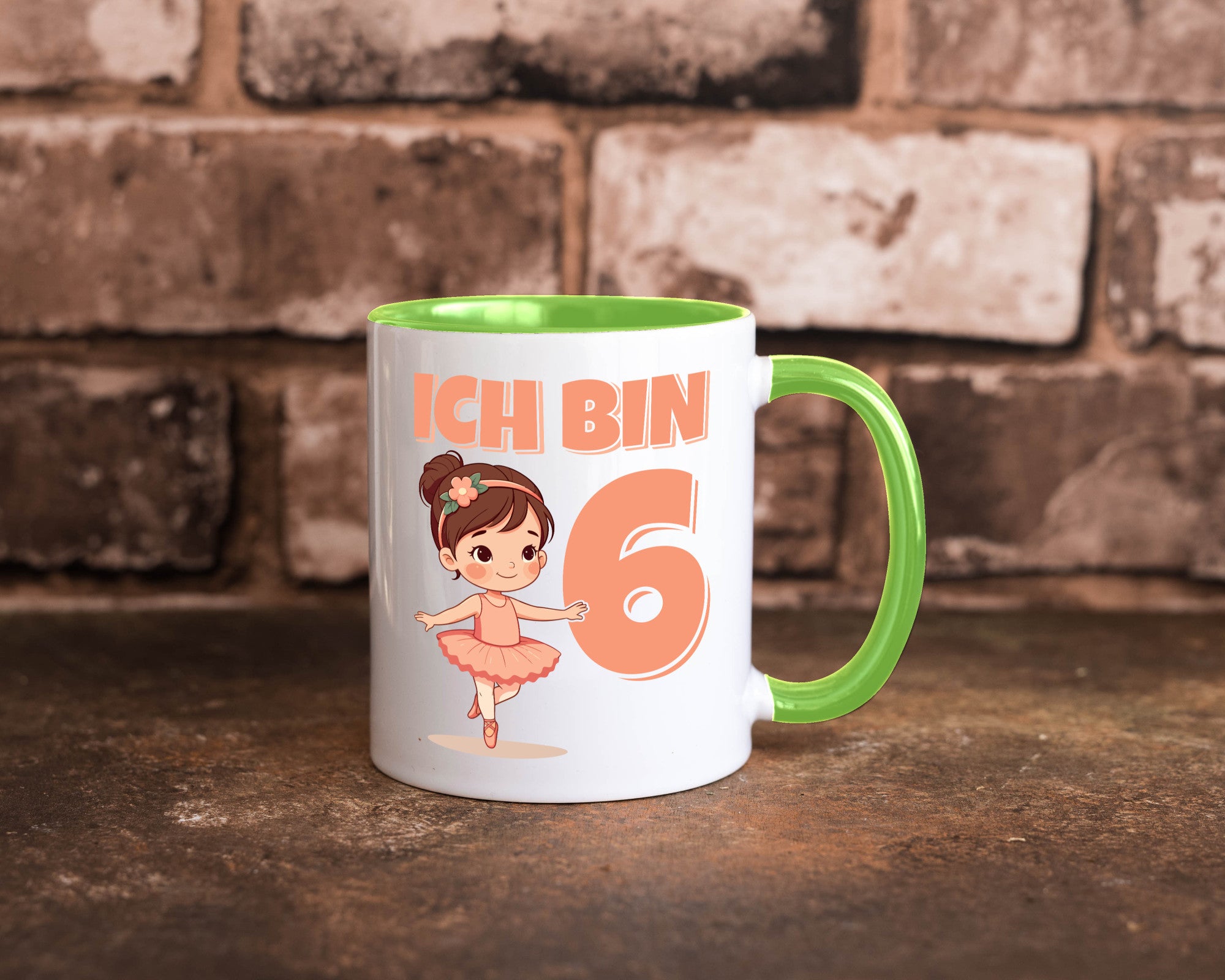 6 Geburtstag | Jahre Ballerina Mädchen Ballet lustig Geschenkidee Geschenk Tasse