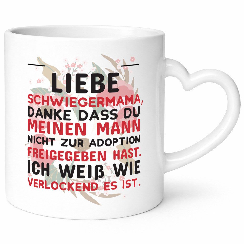 Liebe Schwiegermama | Spruch Tasse Ehemann Humor Geschenk Familie Geschenkidee