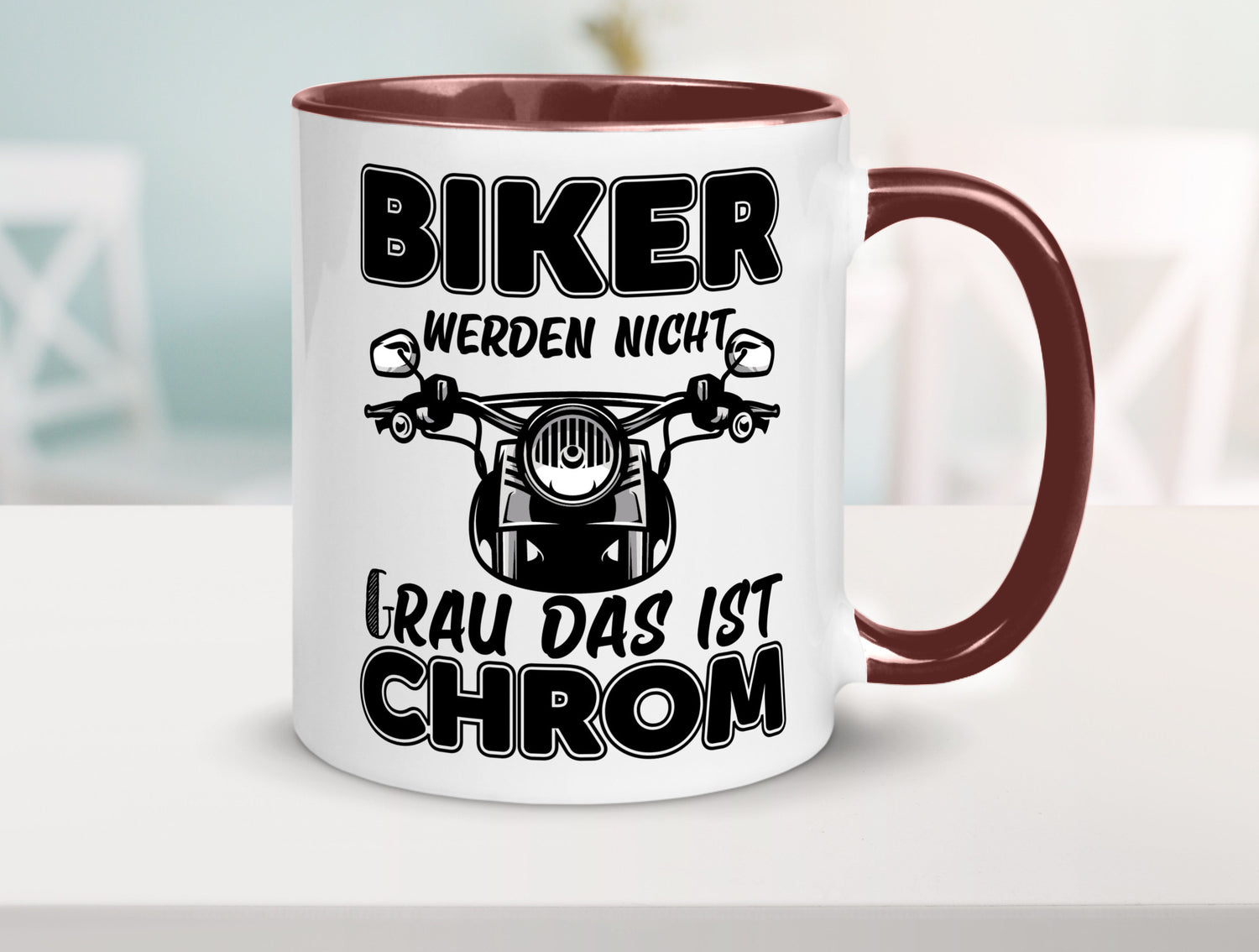 Biker werden nicht grau | Motorrradfahrer Tasse Humor Geschenkidee