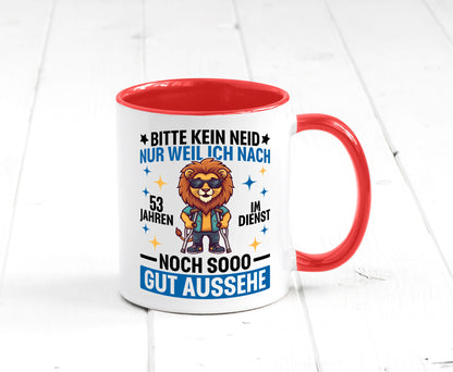 53 Jahre im Dienst | Arbeitsjubiläum Arbeit Geschenkidee Kollegen Büro Humor