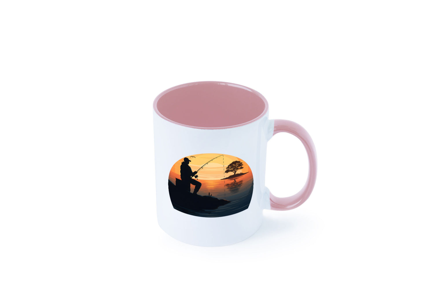 Angler | Sonnenuntergang Fischer Fische Angeln v2 Geschenk Humor Geschenkidee