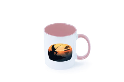 Angler | Sonnenuntergang Fischer Fische Angeln v2 Geschenk Humor Geschenkidee