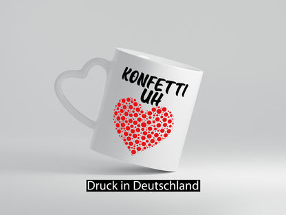 Konfetti im Herzen | buntes Herz Karneval Fasching lustig Humor Geschenkidee