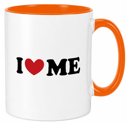 I love me vl8 Geschenk Humor Geschenkidee lustiger Spruch Tasse