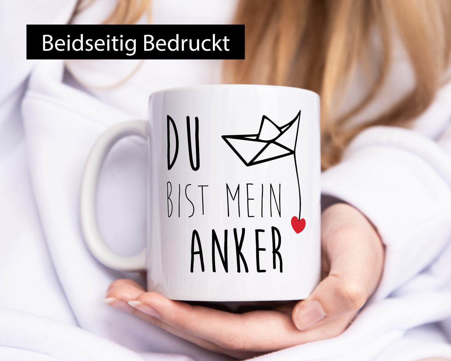 Du bist mein Anker | Paare Pärchen Humor Geschenkidee Tasse