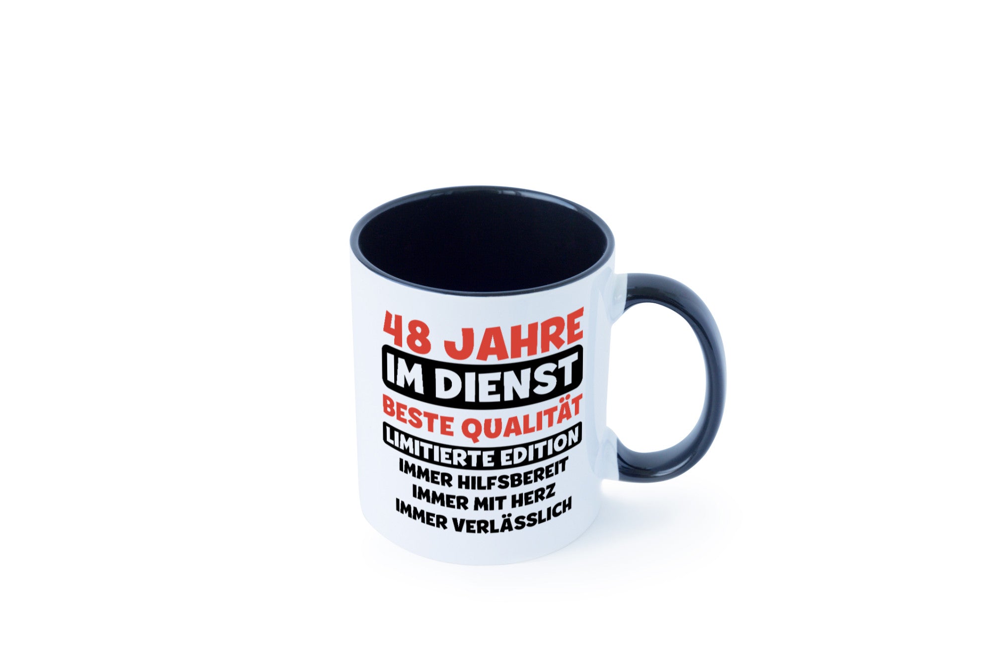 48 Jahre im Dienst | Jubiläum Arbeit v3 Humor Kollegen Büro Geschenkidee Tasse
