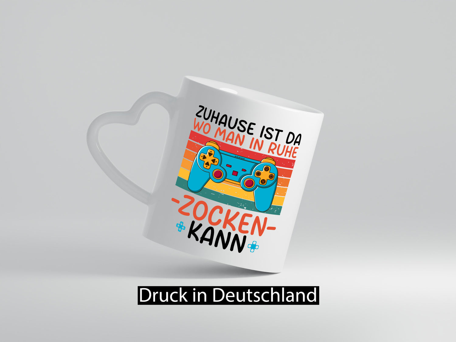 Zuhause ist da wo man in ruhe Zocken kann | Gamer Geschenk Humor Geschenkidee