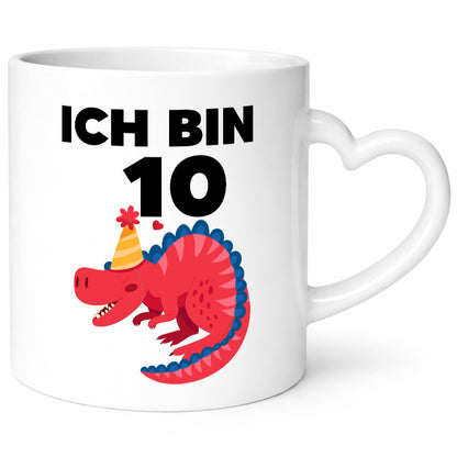 10. Geburtstag | Dino Dinosaurier 10 Jahre lustiger Spruch Geschenk