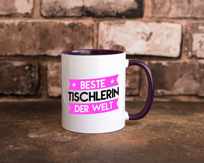 Beste Tischlerin | Tischlerei lustiger Spruch Geschenk Humor Geschenkidee Tasse