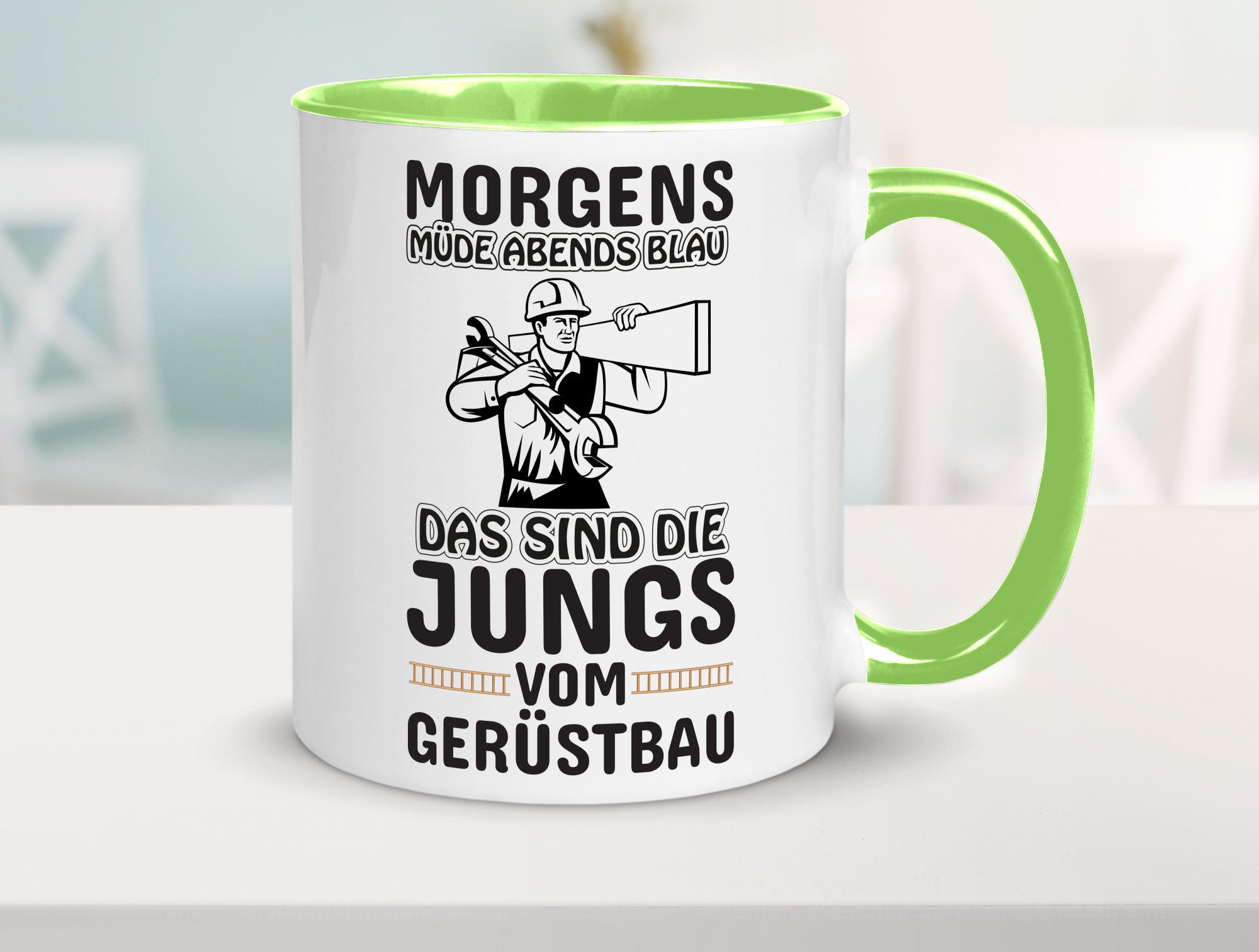 Jungs vom Gerüstbau | Gerüstbauer Tasse Baustelle Geschenk Humor Geschenkidee