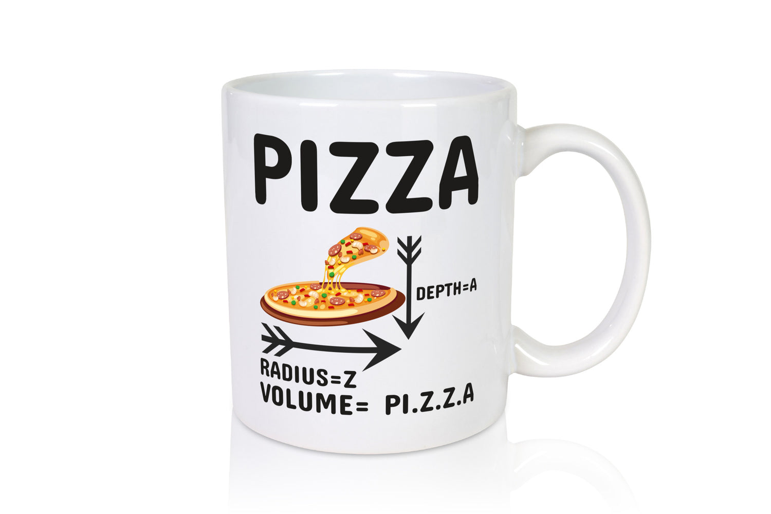 Pizza Tasse | Mathematik Witz Mathe Lehrer lustig Geschenkidee Humor