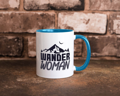 Wander Woman | Frauen Tasse Wanderer Bergsteigen lustig Familie Geschenkidee
