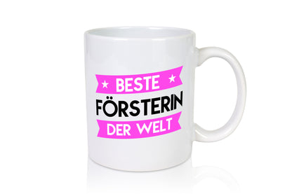 Beste Försterin | Forst Arbeit Geschenkidee Kollegen Büro Humor Tasse