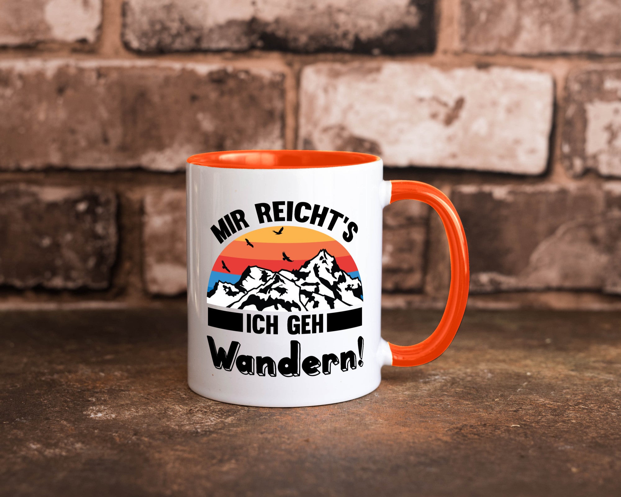 Mir reichts ich geh Wandern | Berge Laufen Natur Humor Geschenkidee Tasse