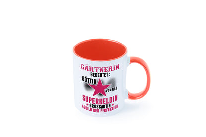 Bedeutung von Gärtnerin | Gartenbau lustiger Spruch Geschenk Humor Geschenkidee Tasse