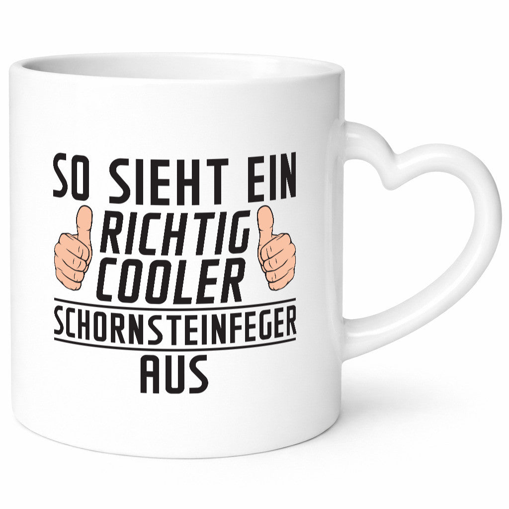 Richtig Cooler Schornsteinfeger | Kaminkehrer Handwerk Geschenkidee Humor Tasse