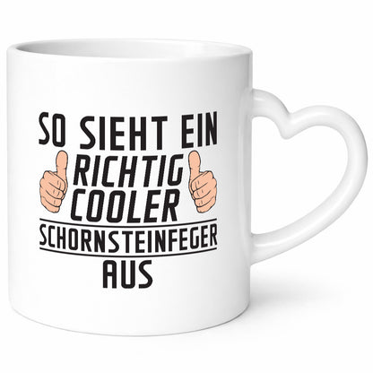Richtig Cooler Schornsteinfeger | Kaminkehrer Handwerk Geschenkidee Humor Tasse