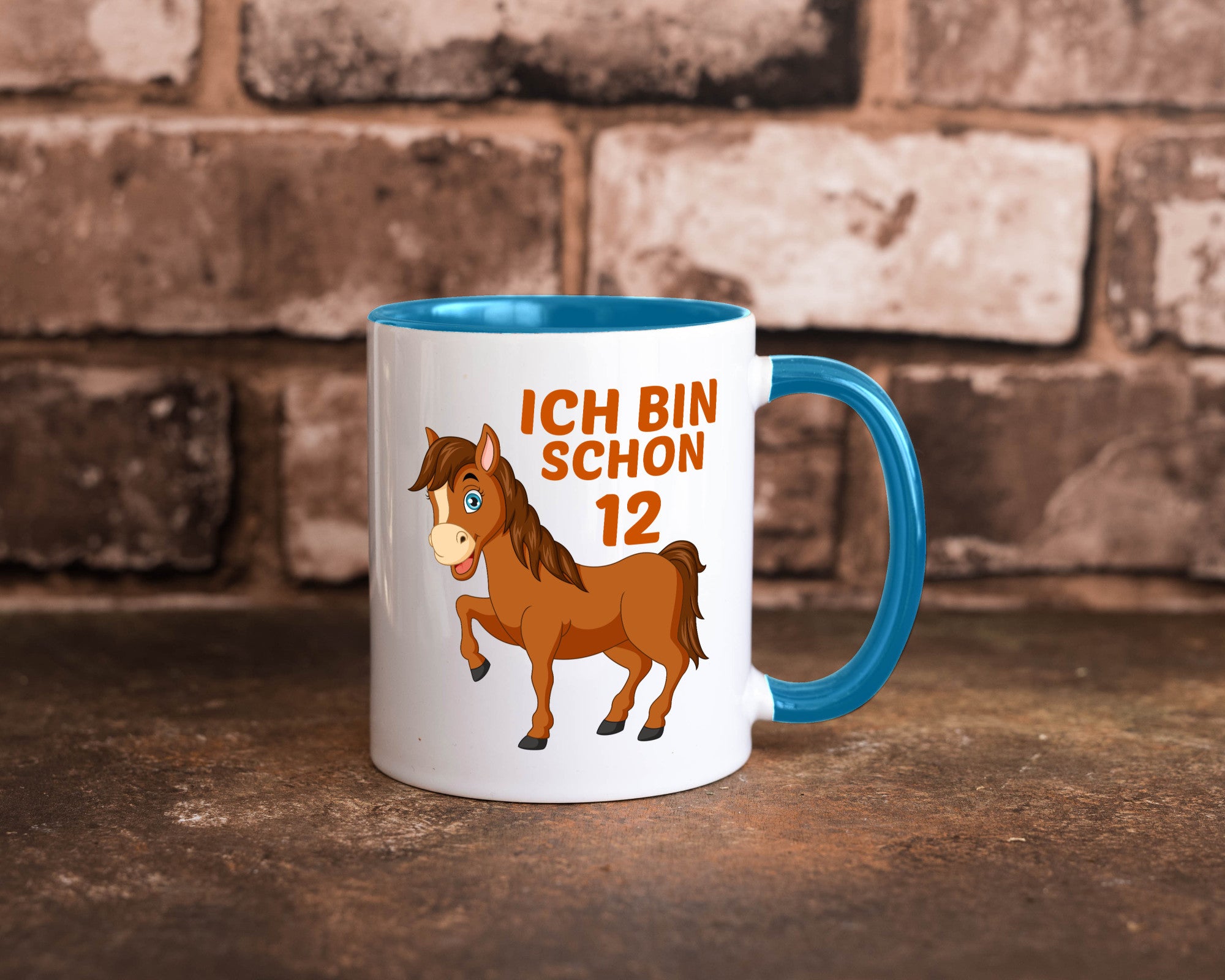 12. Geburtstag | Ich bin schon 12 Pferde Pony Geschenkidee Humor Tasse