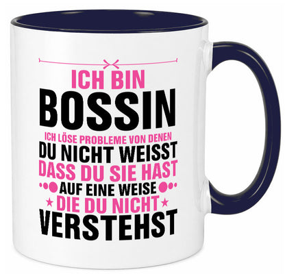 Löse Probleme: Bossin | Führungskraft Vorgesetzte lustig Humor Geschenkidee