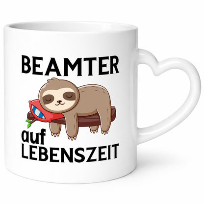 Faultier-Humor-Tasse | Geschenkidee für Beamte und Tierliebhaber
