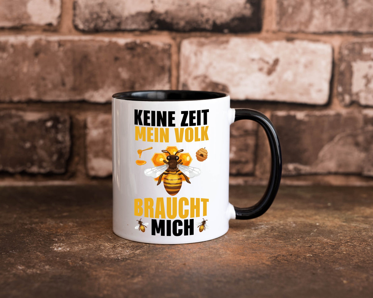 Mein Volk braucht mich Bienen lustiger Spruch Geschenk Humor Geschenkidee Tasse