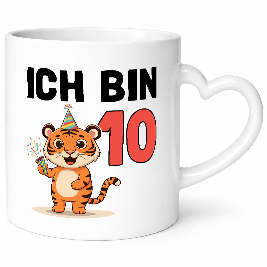 10. Geburtstag | 10 Jahre Tiger Geschenkidee Humor Tasse
