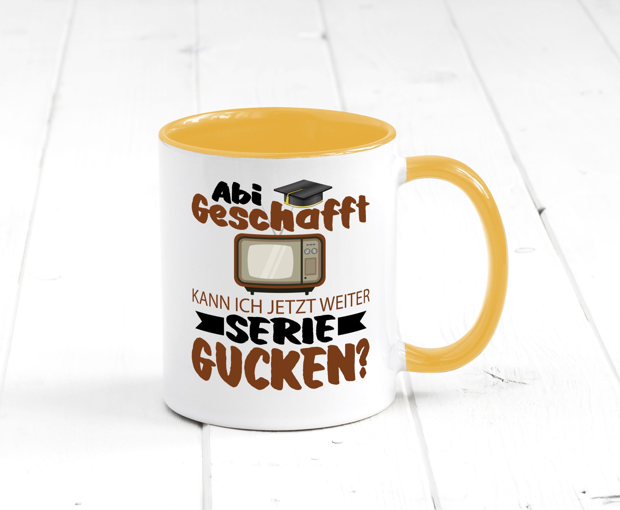 Abi Geschaft | Serie Gucken Bachlor Abitur Geschenk Humor Geschenkidee lustiger
