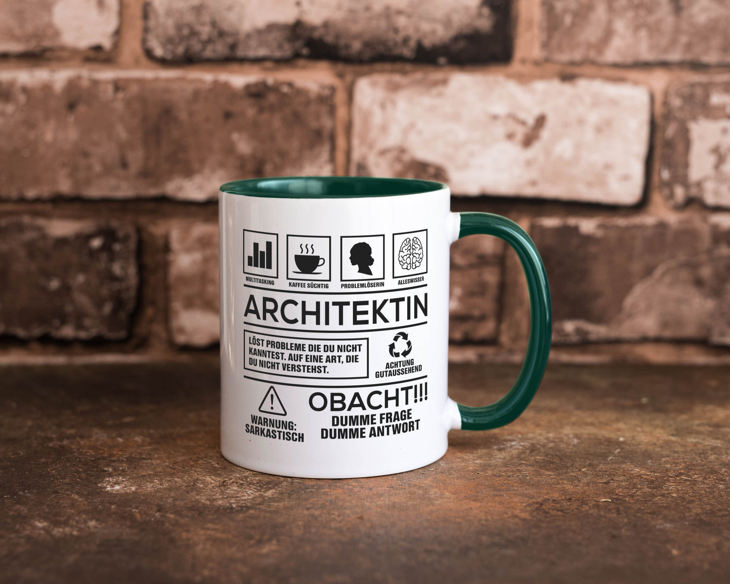 Achtung Probleme Architektin | Architektur Büro lustig Arbeit Kollegen Geschenk