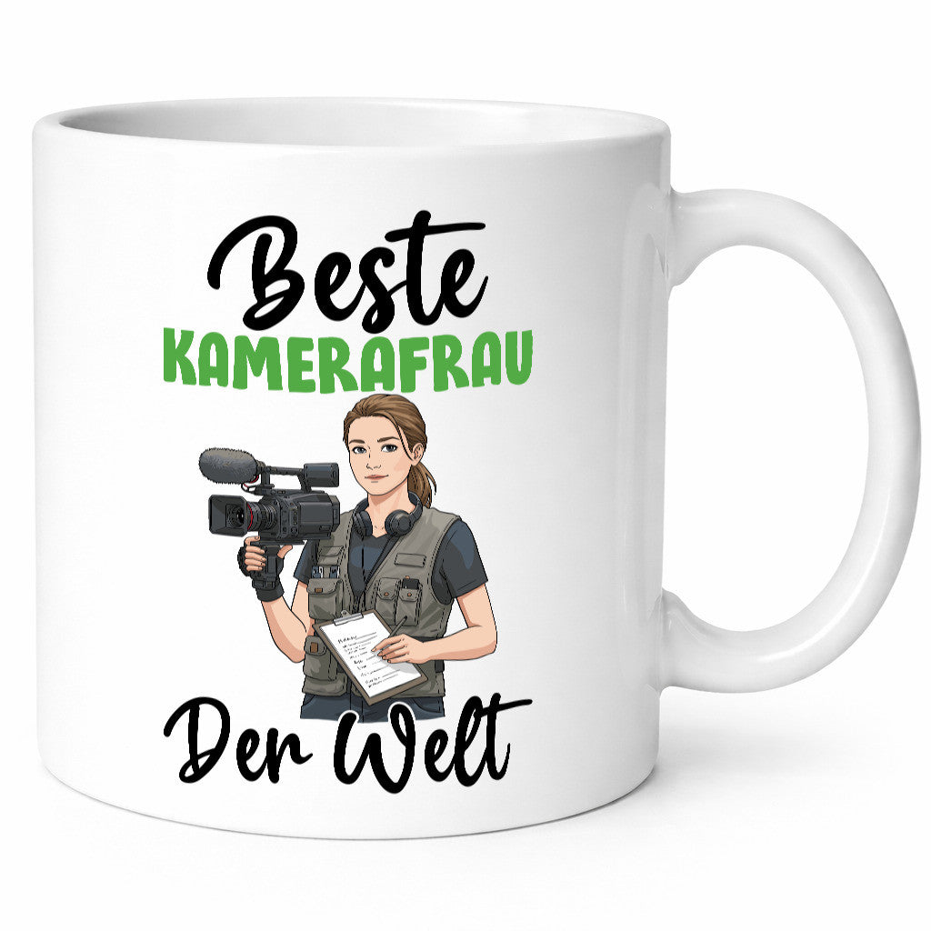 Beste Kamerafrau | Kamera v2 lustiger Spruch Geschenk Humor Geschenkidee Tasse