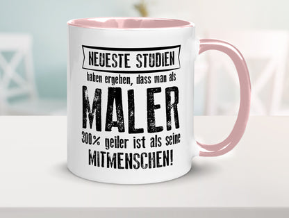 Neuste Studien: Maler | Malerei lustig Humor Geschenkidee Geschenk Tasse