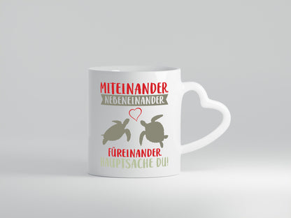 Hauptsache Du | Freund Freundin Schildkröten Liebe Humor Geschenkidee Tasse