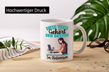 Im Universum: Wirtschaftsinformatikerin | Informatikin Geschenkidee Humor Tasse